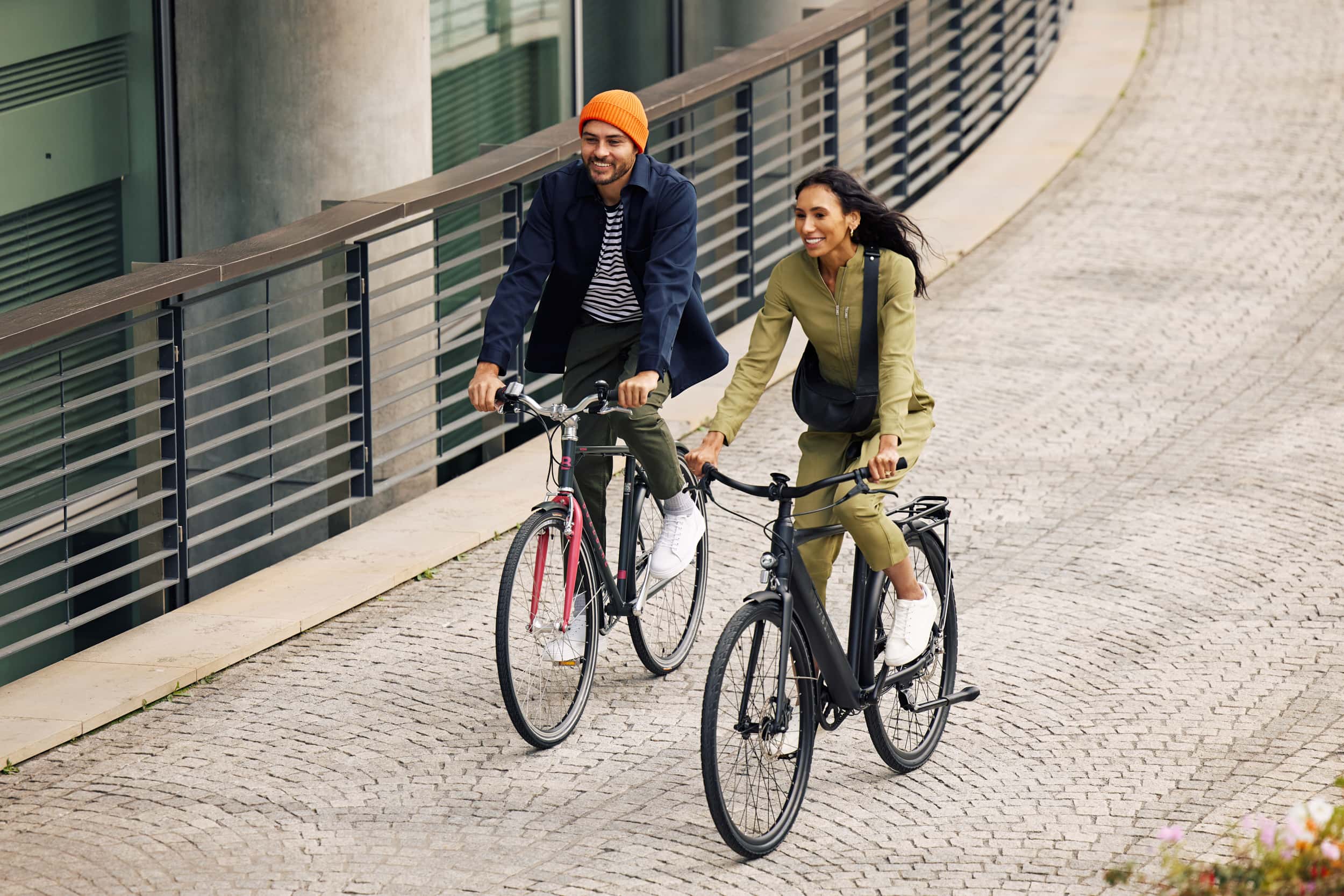 People riding BuzzBikes