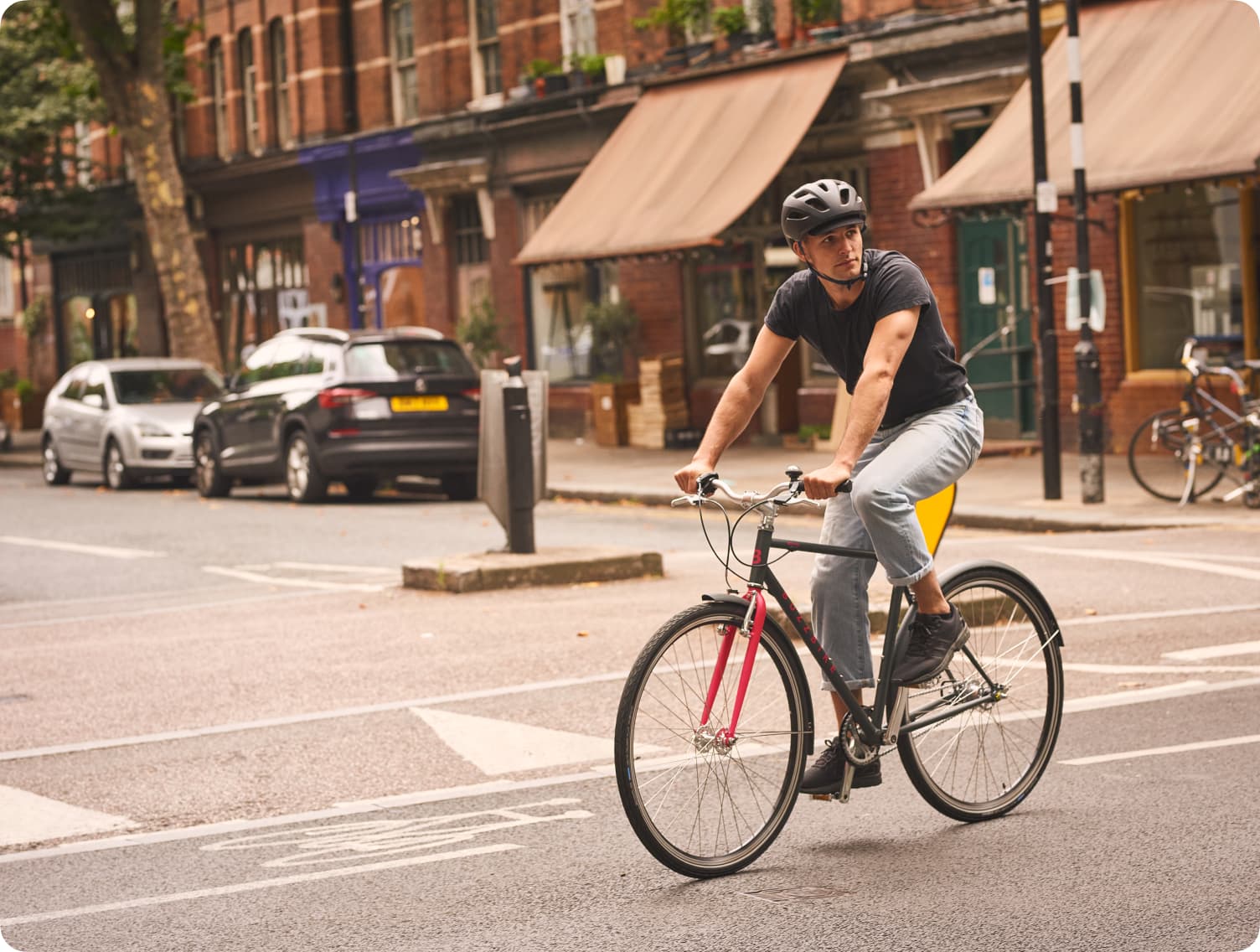 Person riding buzzbike